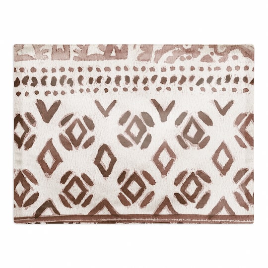 Deep Red Pattern Poly Twill Placemat